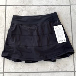 Lululemon Pace Rival Skirt Tall Black Size 4